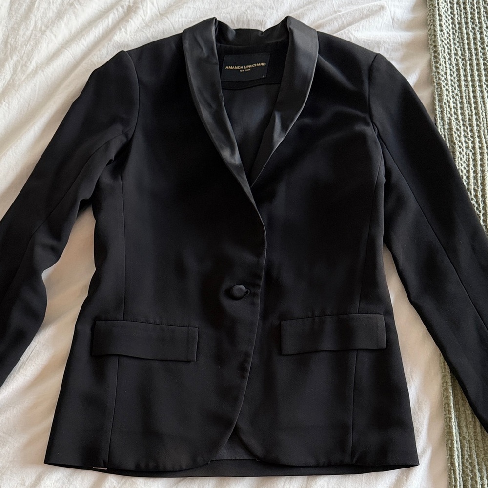 Amanda Uprichard Women's Black Blazer